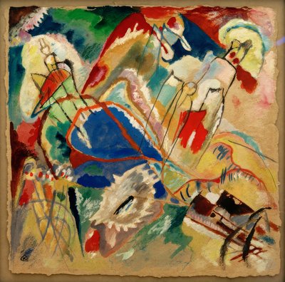 Ontwerp voor Improvisatie 30, (Kanonnen) door Wassily Kandinsky